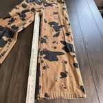 Pretty Garbage Cow Print Jeans Size S Brown & Black Photo 3