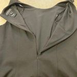 Enfocus Studio Black Cocktail Dress Size 6 - Gold Accent Knee Length Photo 4