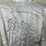 Victoria's Secret New I do Victoria’s Secret NWT “Bride” One Size White Satin Rhinestone Robe Photo 6