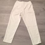 Pretty Little Thing Cream Cropped Trousers Size 6 US Photo 5