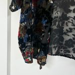 Winter Kate Kimono Topper Floral Velvet Burnout Bohemian kimono silk XS Black Photo 7