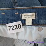 Madewell New!  Kick Out Crop Jeans oneida wash, size‎ 32 Photo 12