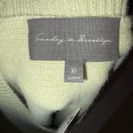 Sunday in Brooklyn  Antgropologie Pale Lime Green V Neck Sweater Vest Dress XS Photo 5