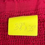 BP  Red and Silver Striped Infinity Knit Scarf - 38” x 35” - VGUC Photo 4