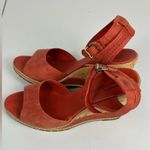 Timberland Earthkeepers Maeslin Red Leather Ankle Strap Platform Sandals Sz US 7 Photo 2