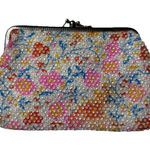 Handmade Vintage White Pink Red Blue Lumured Corde Bead Bag Hand Bag Wallet Coin Purse Photo 0