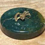 14K Solid Yellow Gold Small Toy Rocking Horse Charm Pendant Photo 5