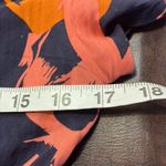 Abel the label Orange Pink Floral Print V Neck Smocked Waist Maxi Dress Size S Photo 13