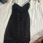 Miami Black and White Strapless Dress Photo 1