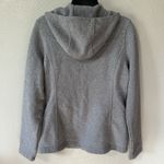 The North Face Crescent Sunset Hooded Sweater Full Zip Fleece Womens Medium Gray Photo 3