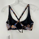 Seafolly  Silk Road DD Scoop Neck Halter Bikini Top Black Size 6 NWT Photo 3