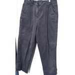 Talbots Lot of 2  Perfect Skimmer Black & Brown Capri Pants Size 8 cropped cotton Photo 2