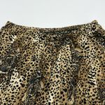 Vintage Hidden Leopard Faces Pleated Skirt Animal Print 80s Drama Eclectic Fun Size M Photo 5