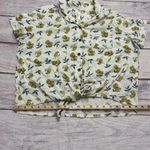 Kuhl  Elsie Lemon Fruit Tie Front Short Sleeve Cotton Blend Shirt Women’s Size XL Photo 5