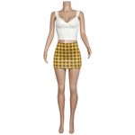 With Jean WITH JÉAN Miles Mini Skirt, Cher, XS Photo 7