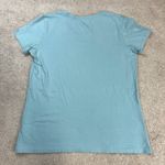 Life is Good  Momtini Martini Glass Graphic T-Shirt V-Neck Blue Size M Photo 2