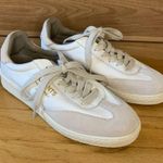 ALLSAINTS Thelma Suede Low Top Sneakers in White - Size 6 Photo 1