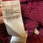 Gucci  Top Lame Cable & Rib Stitch Striped V-Neck Fucsia Sweater size S Photo 4