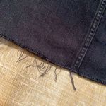 Wilfred Free WIFRED FREE Aritzia Tanit Black Denim Mini Jean Skirt Size 4 Raw Hem Grunge 90s Photo 4