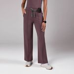 FIGS High Waisted Piedra FORMx Straight Leg Scrub Pant in Plum, Size Large Photo 1