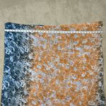 Blue Orange Lightweight Summer Pattern Infinity Boho Scarf Women Photo 3