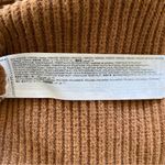 Mango V-Neck Knit Pullover Women's Sweater Brown Oversized Size M Photo 2