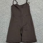 Aritzia Wilfred Free Freestyle 5” Romper Jersey Sweat Wicking Black Size Small Photo 2