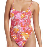 Roxy NWT $98 Sea Spray one piece swimsuit L Photo 0
