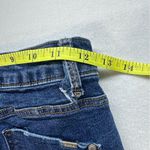 ZARA Blue Ankle Cropped Jeans with Red Accents Size 4 Photo 11