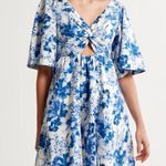 Abercrombie & Fitch Cutout Poplin Mini Dress Photo 6