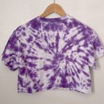 Notorious B.I.G. Biggie Smalls purple tie dye crop graphic tee M Size M Photo 3