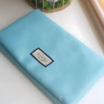 Gucci Light Blue Beauty Bag Clutch With Magnetic Closure New in Package Photo 0
