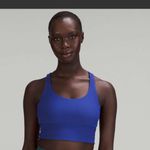 Lululemon Set Flare Leggings 30" & Energy Ribbed Bra Psychic Blue EUC Photo 8