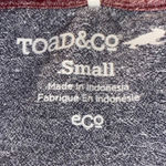 Toad & Co  Stitchfix Dress Fuera Gray Slub Knit Midi T-shirt Dress, Size Small Photo 7