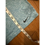 Nike  dri-fit green hooded athletic long sleeve top M Photo 6