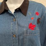 Classic Elements Vintage Fall Denim Button Down Photo 1