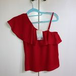 Lily White  size small red blouse Photo 4