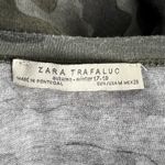 ZARA  Shirt Womens Medium Green‎ Camo Camouflage Cropped Casual Urban Basic Comfy Photo 4