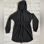 Zella Z by Black Hooded Lightweight Zipper Jacket Photo 1