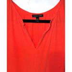 Eileen Fisher Red Lory Tencel Crepe Sleeveless Dress Size Large Coastal Summer Photo 4