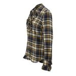 CAbi ✨ Seattle Ruffled Flannel Sz Large Shirt✨ Photo 2