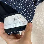 J. Crew Bikini Bottom Womens XL Navy Blue White Polka Dot Hipster Retro NEW Photo 3