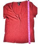 Forever 21  Women's V Front Ribbed Top Sz S Photo 4
