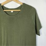 Old Navy  Luxe Olive Green Crewneck Short Sleeve T-Shirt M Photo 3