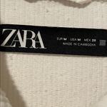 ZARA  Cream Corduroy Shacket Photo 2