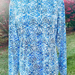 Lands' End Stretch Nylon Blend Long Sleeve Tunic Top Photo 0