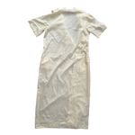 Vintage 60s Evelyn Pearson Union Made Cream Ruffled Robe Retro Yellow Size M Photo 1