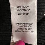 LNA Sleeveless Bodycon Midi Dress Black White Stripe Cutout Ribbed S Stretchy Photo 10