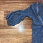 Velvet by Graham & Spencer Gray Cashmere Tie Cardigan with Glitter Lapels Photo 5