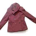 Black Halo H&M Burgundy Peacoat​ Photo 0